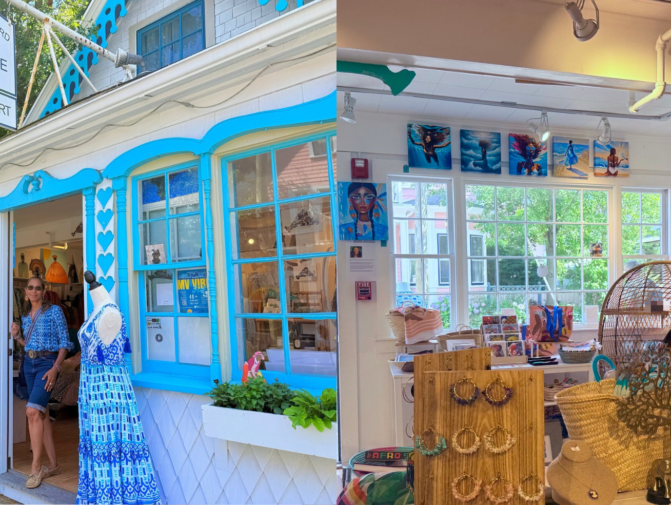 Exhibit at Island Life Studio in Oak Bluffs