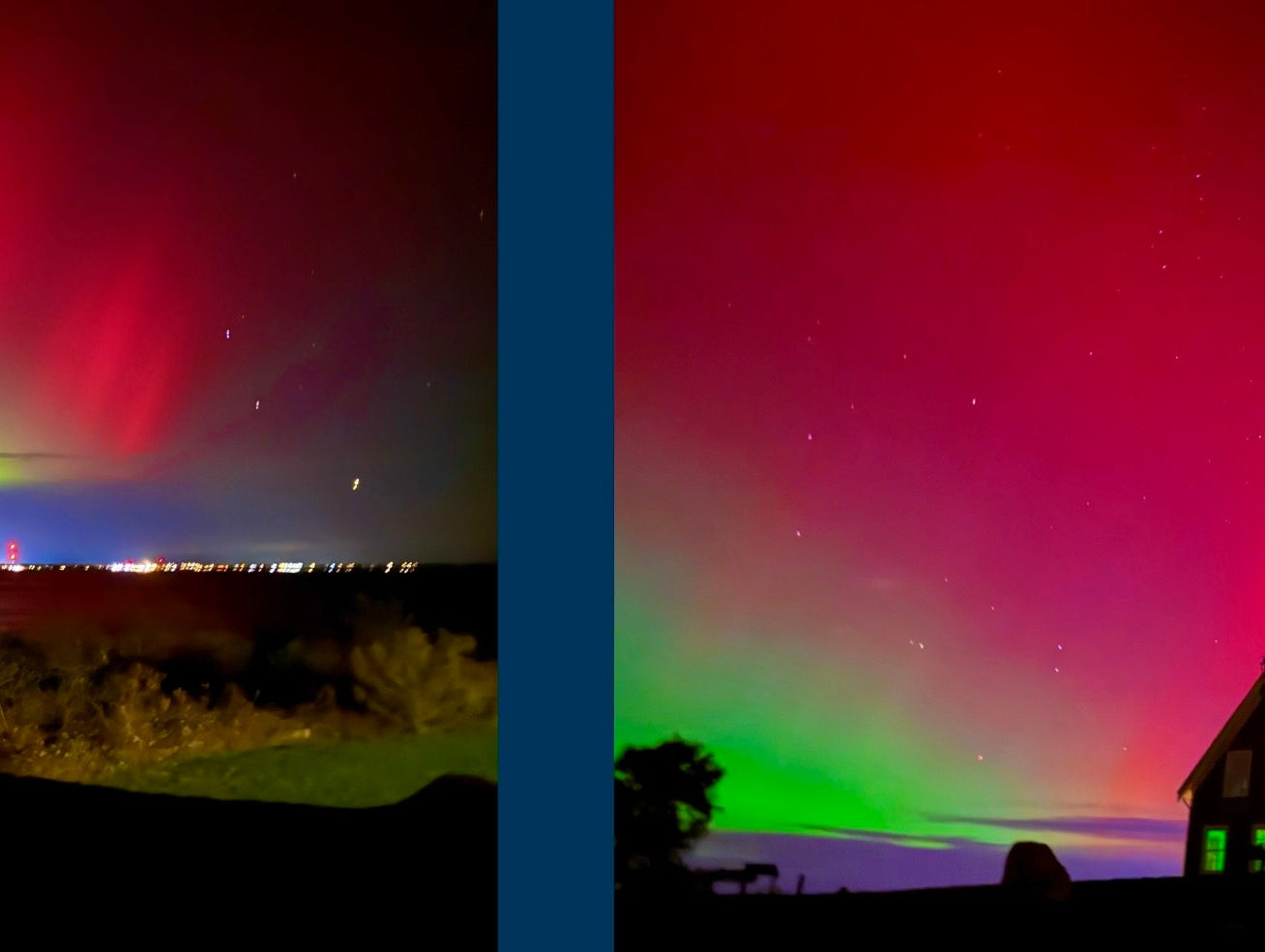 Northern Lights by Nobska Lighthouse